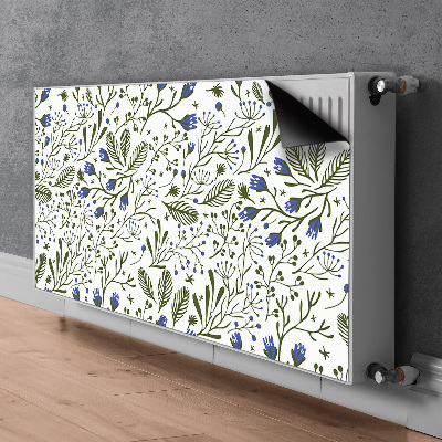 Magnetisk radiatordæksel Blomster