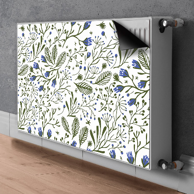 Magnetisk radiatordæksel Blomster