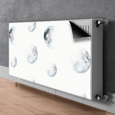 Radiator dekoration Billede af måner