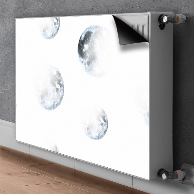 Radiator dekoration Billede af måner