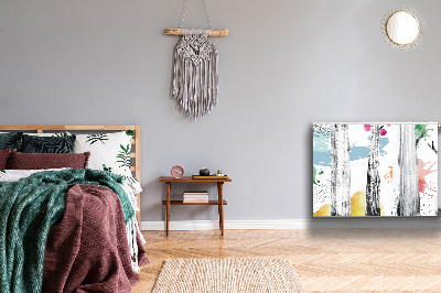 Magnetisk radiatordæksel Abstrakt skov