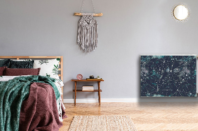 Dekorativt radiatordæksel Nattehimmel