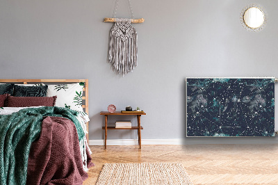 Dekorativt radiatordæksel Nattehimmel