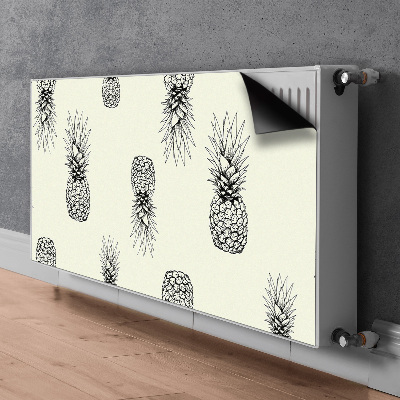 Dekorativt radiatordæksel Ananas-mønster