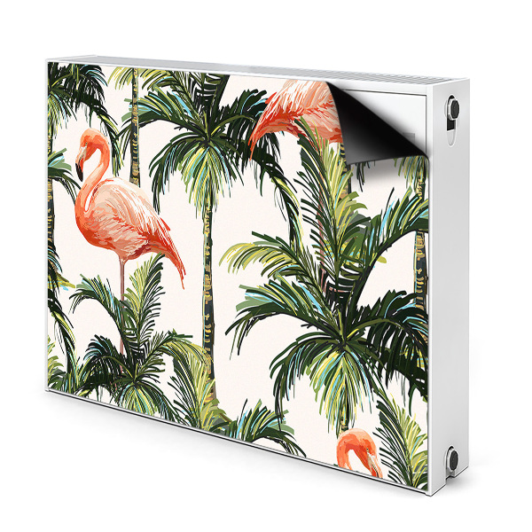 Radiator dekoration Flamingoer