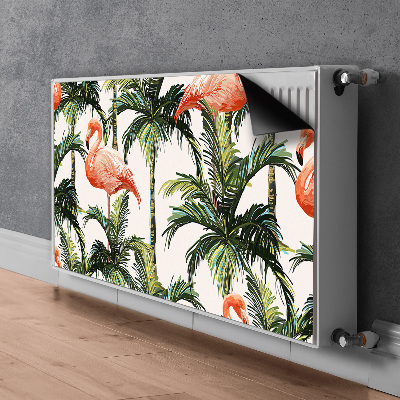 Radiator dekoration Flamingoer