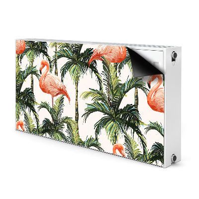 Radiator dekoration Flamingoer