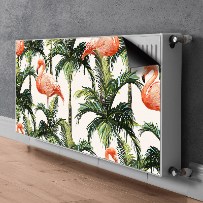 Radiator dekoration Flamingoer