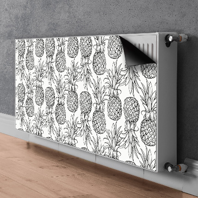 Magnetisk radiatordæksel Ananas