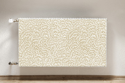 Magnetisk radiatordæksel Beige boho-tårer