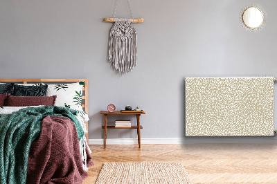 Magnetisk radiatordæksel Beige boho-tårer