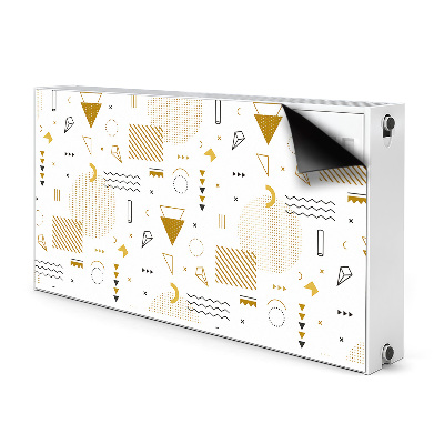 Magnetisk måtte til radiatoren En verden af figurer