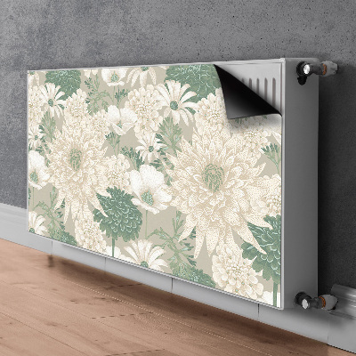 Radiator dekoration Spring daisies