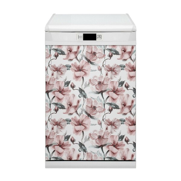 Opvaskemaskine dekoration Blomsterbillede