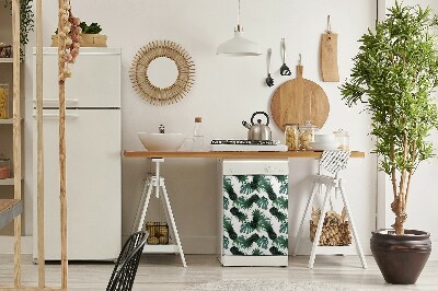 Magnetisk mærkat til opvaskemaskinens låger Grønne ananas