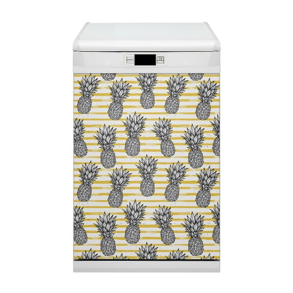 Magnetisk måtte til opvaskemaskinen Ananas