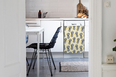 Magnetisk måtte til opvaskemaskinen Ananas