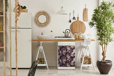Magnetisk låg til opvaskemaskine Haveblomster