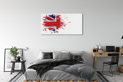 Akryl billede Storbritanniens flag