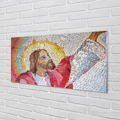 Akrylglas foto Mosaik Jesus