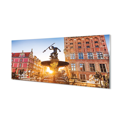 Akrylglas billede Gdansk Fountain Monument