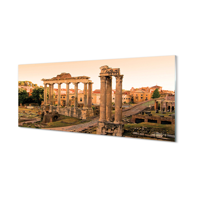 Akrylglas billede Rom Forum Romanum solopgang