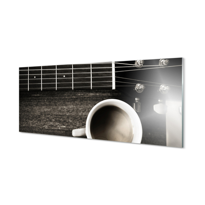 Akrylglas billede Kaffe-guitar