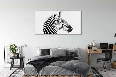 Foto på akrylglas Illustration af en zebra