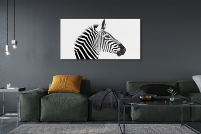 Foto på akrylglas Illustration af en zebra