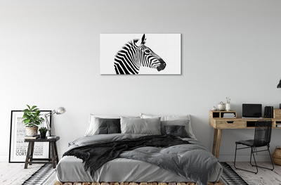 Foto på akrylglas Illustration af en zebra