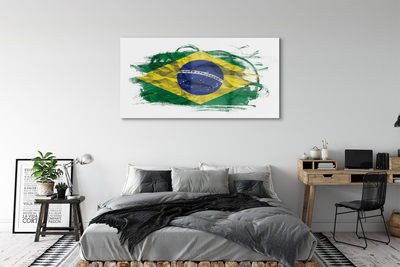 Foto på akrylglas Brasiliens flag