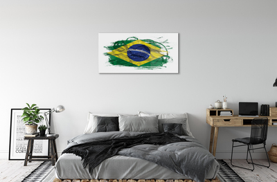 Foto på akrylglas Brasiliens flag