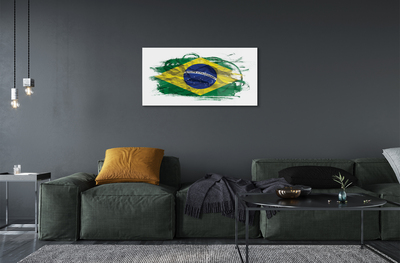 Foto på akrylglas Brasiliens flag