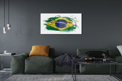 Foto på akrylglas Brasiliens flag