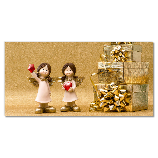 Akrylglas billed Gifts Christmas Angels Ornaments