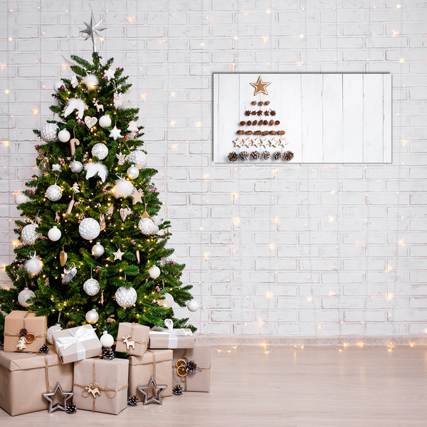 Akrylglas billed Gingerbread Christmas Tree Ornaments