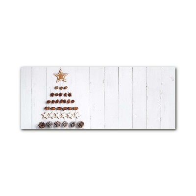 Akrylglas billed Gingerbread Christmas Tree Ornaments