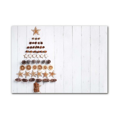 Akrylglas billed Gingerbread Christmas Tree Ornaments