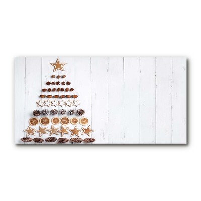 Akrylglas billed Gingerbread Christmas Tree Ornaments