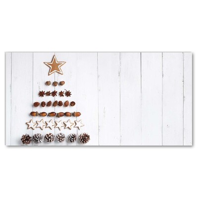 Akrylglas billed Gingerbread Christmas Tree Ornaments