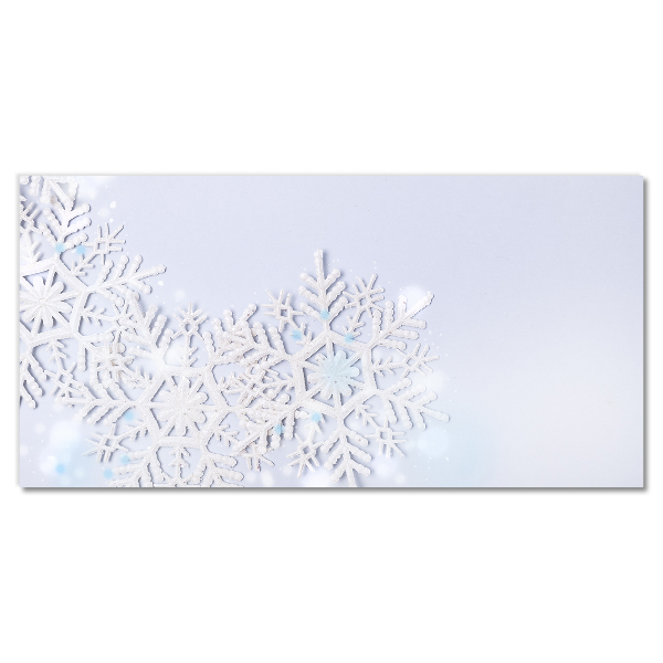 Akrylglas billed Snowflakes Winter Snow