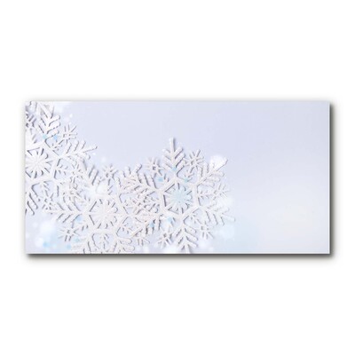 Akrylglas billed Snowflakes Winter Snow