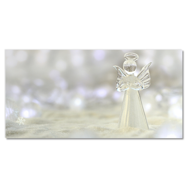 Akrylglas billed Christmas Glass Angel Decoration