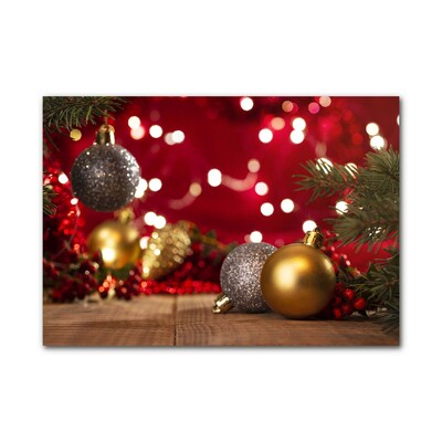 Akrylglas billed Christmas Tree Christmas Bomb Decoration