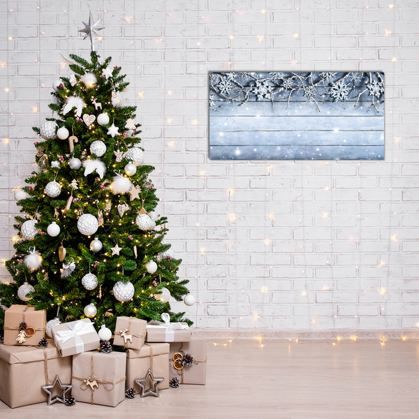 Akrylglas billed Christmas Snowflake Winter Frosty