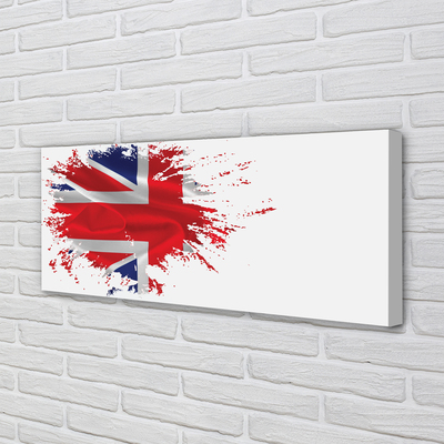 Billede på lærred Storbritanniens flag