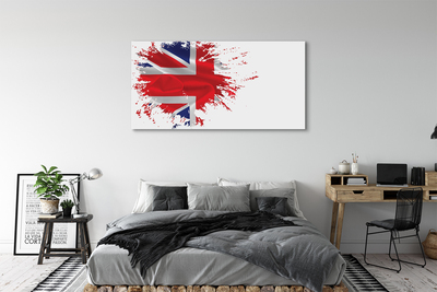 Billede på lærred Storbritanniens flag