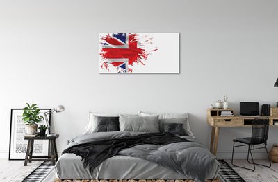 Billede på lærred Storbritanniens flag