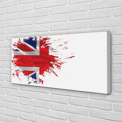 Billede på lærred Storbritanniens flag