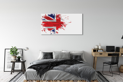 Billede på lærred Storbritanniens flag